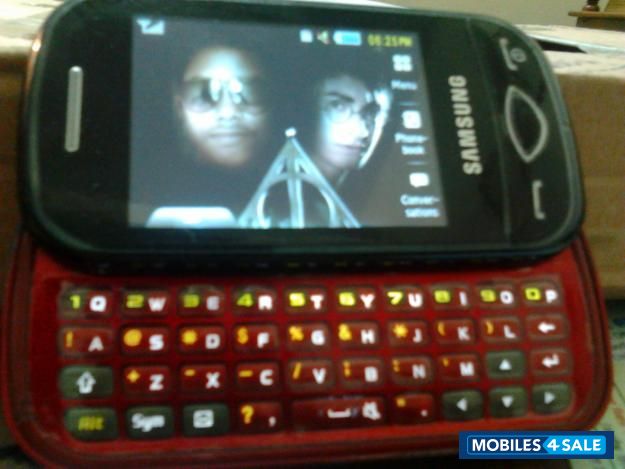 Black Nd Red Samsung Corby Plus