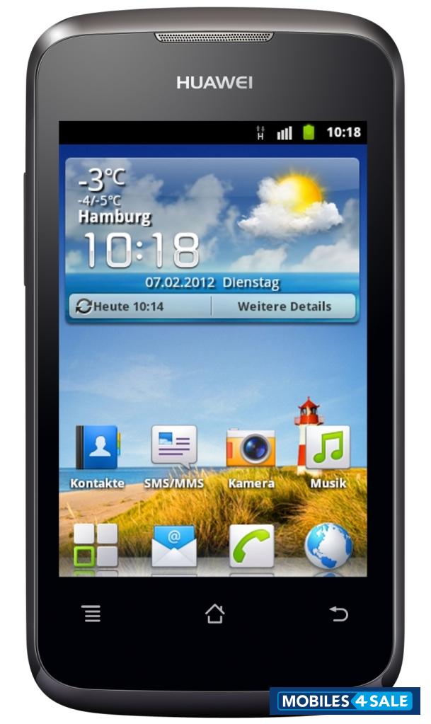 Black Huawei Ascend Y200