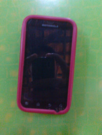 Black Motorola Defy Plus