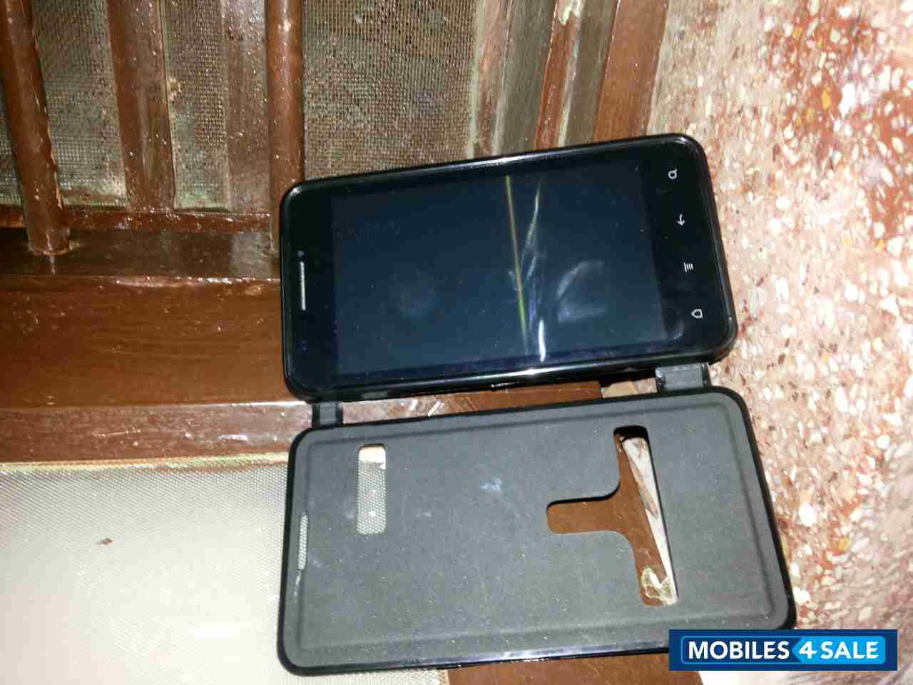 Black Micromax Canvas 2 A110