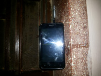 Black Micromax Canvas 2 A110