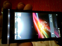 Black Sony Xperia S