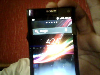 Black Sony Xperia S