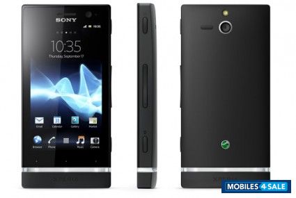 Black Sony Xperia U