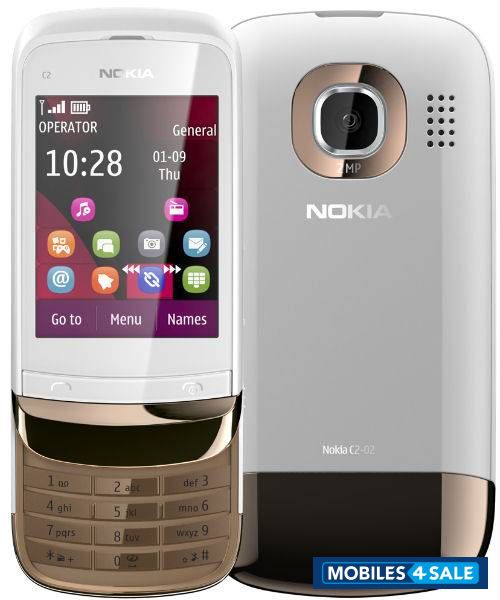 White Nokia C2-03