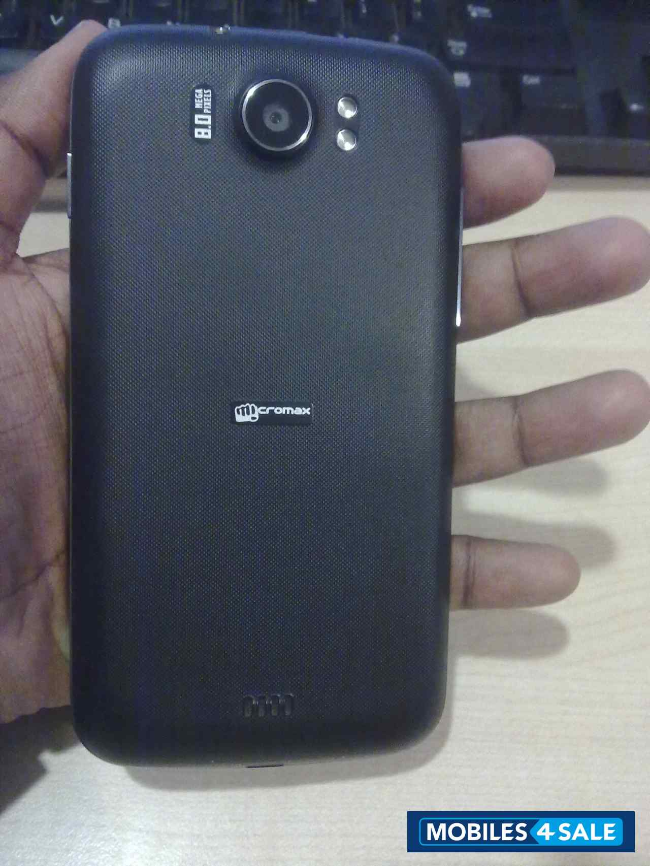 Black Micromax Canvas 2 A110