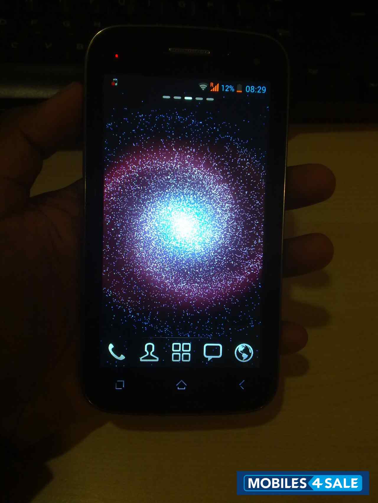 Black Micromax Canvas 2 A110