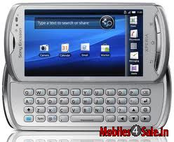 Silver Sony Ericsson Xperia pro