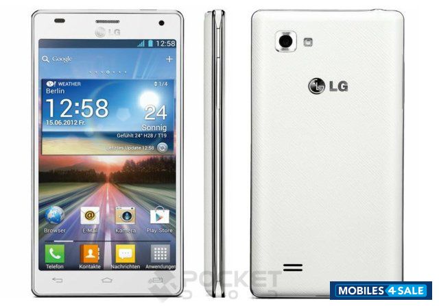 White LG Optimus 4X HD