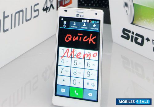 White LG Optimus 4X HD