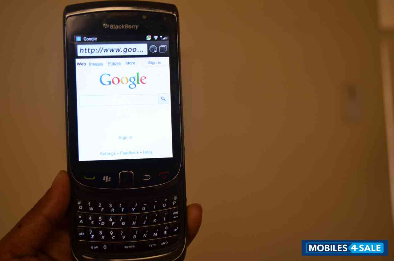 Black BlackBerry Torch 9800