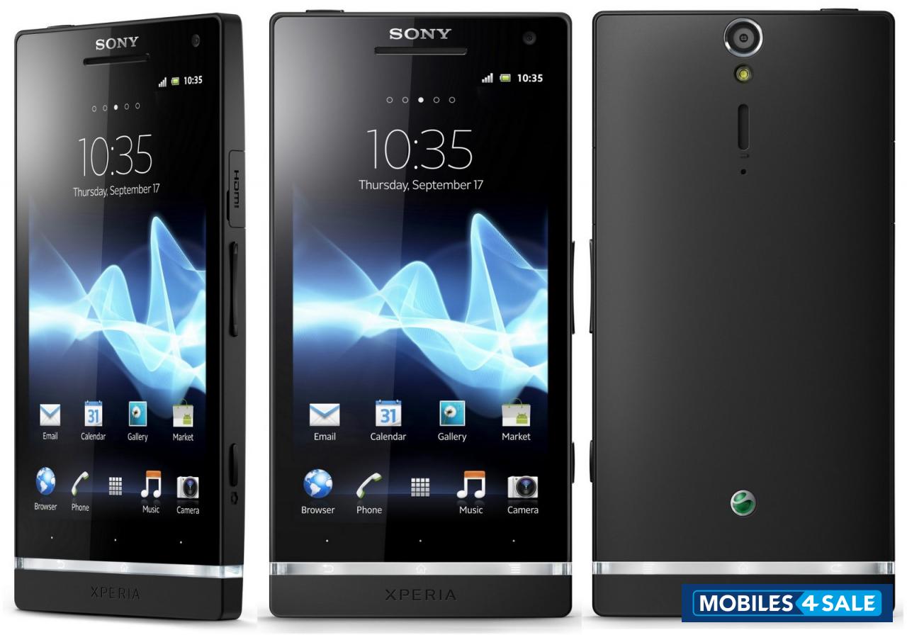 Black Sony Xperia S