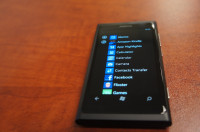 Black Nokia Lumia 800