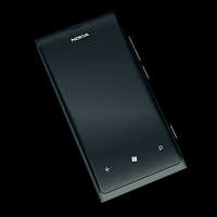 Black Nokia Lumia 800