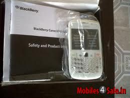 White BlackBerry Curve 8520