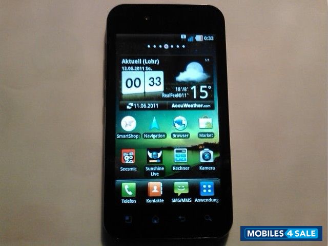 Black LG Optimus Black