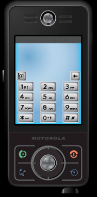 Black Motorola MOTOROKR E6