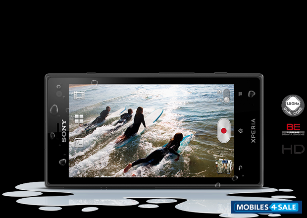 Black Sony Xperia Acro S