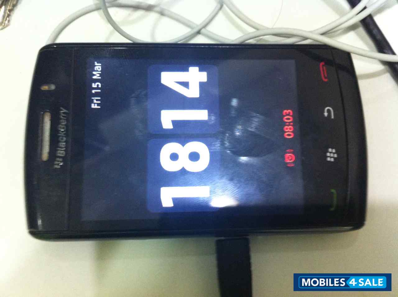 Black BlackBerry Storm 9530