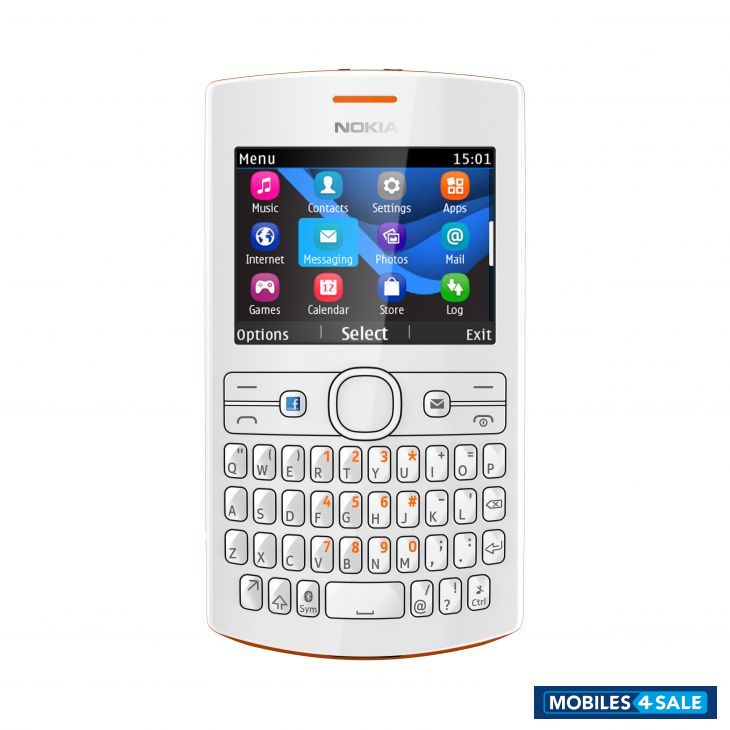 White Nokia Asha 205