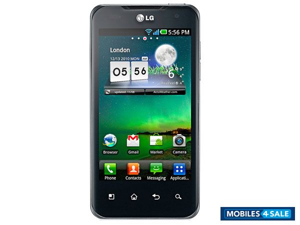 Black LG Optimus 2X