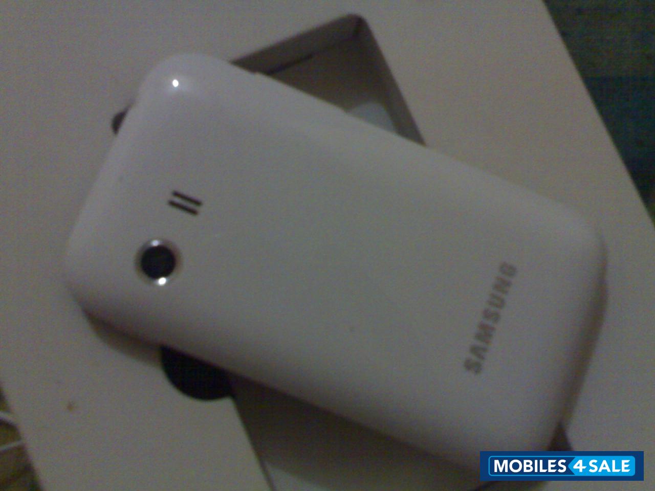 White Samsung Galaxy Young