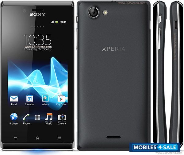 Black Sony Xperia J