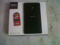 Black Sony Xperia ZL