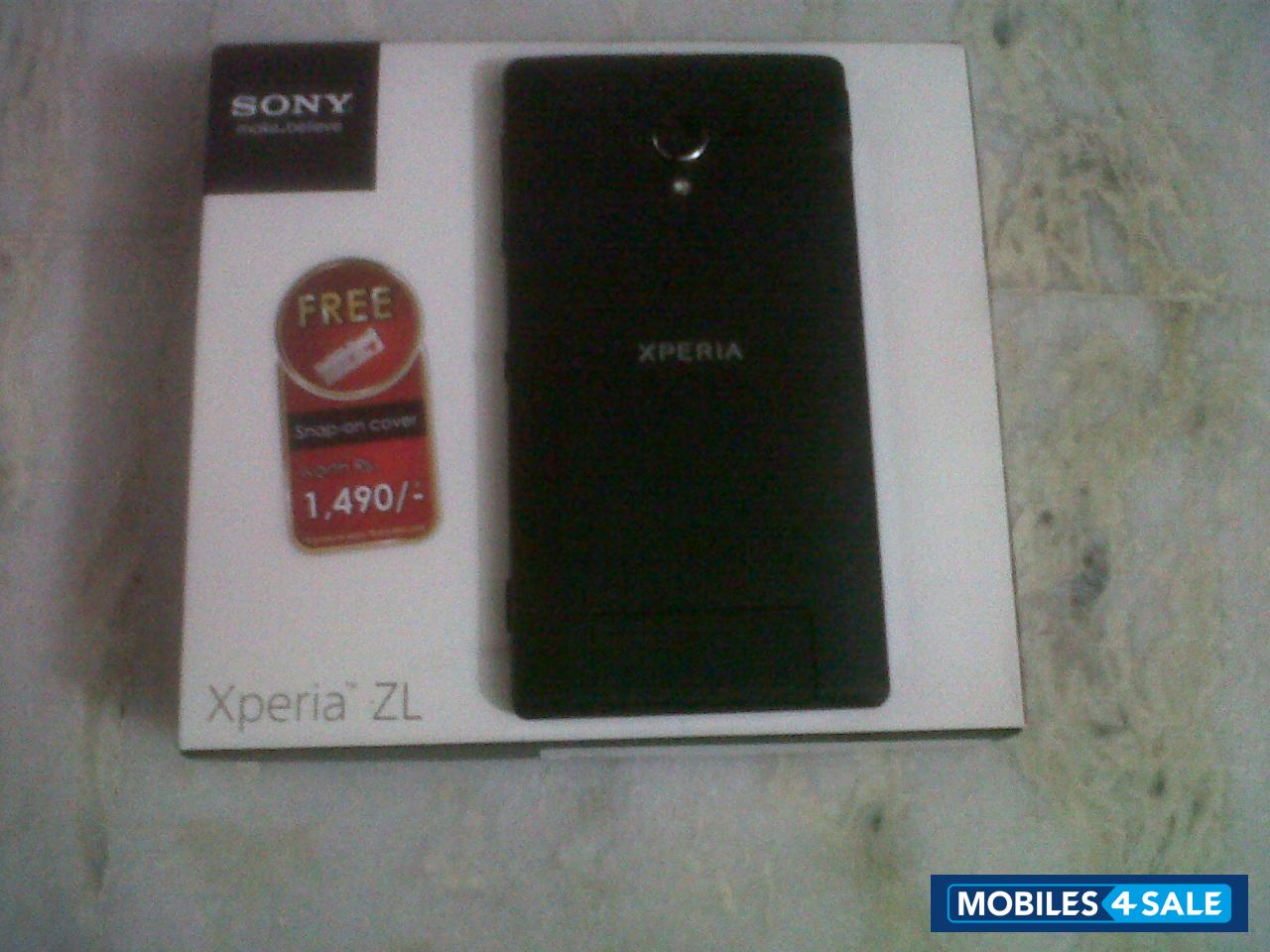 Black Sony Xperia ZL