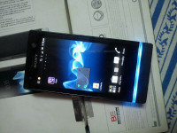 Black Sony Xperia U