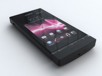 Black Sony Xperia U