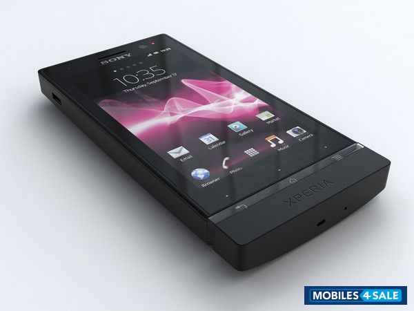 Black Sony Xperia U