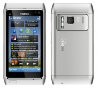 Silver White Nokia N8