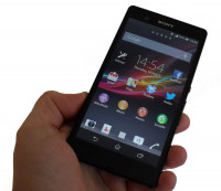 Black Sony Xperia Z