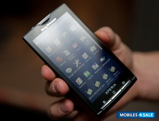 Black Sony Ericsson Xperia X10