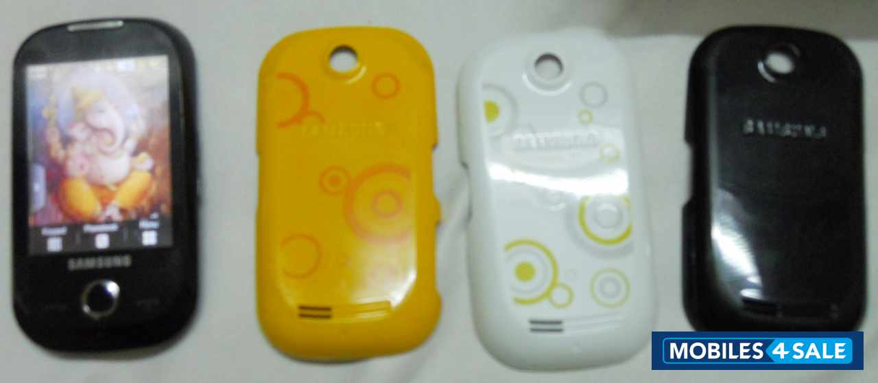 Yellow, Black, White Samsung Corby Speed