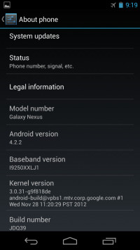 Samsung Galaxy Nexus