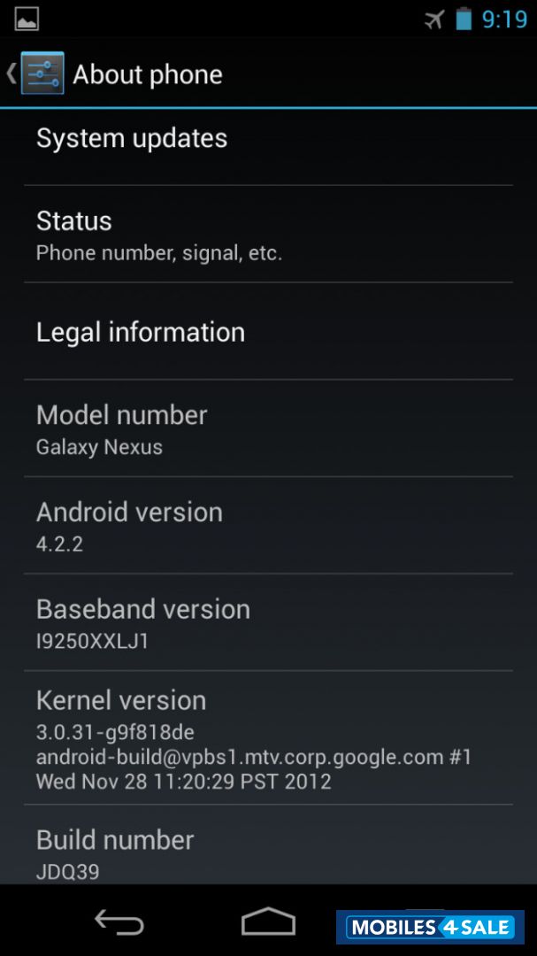 Samsung Galaxy Nexus