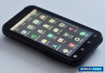 Black Motorola Defy Plus