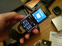 Black Nokia 8600 Luna