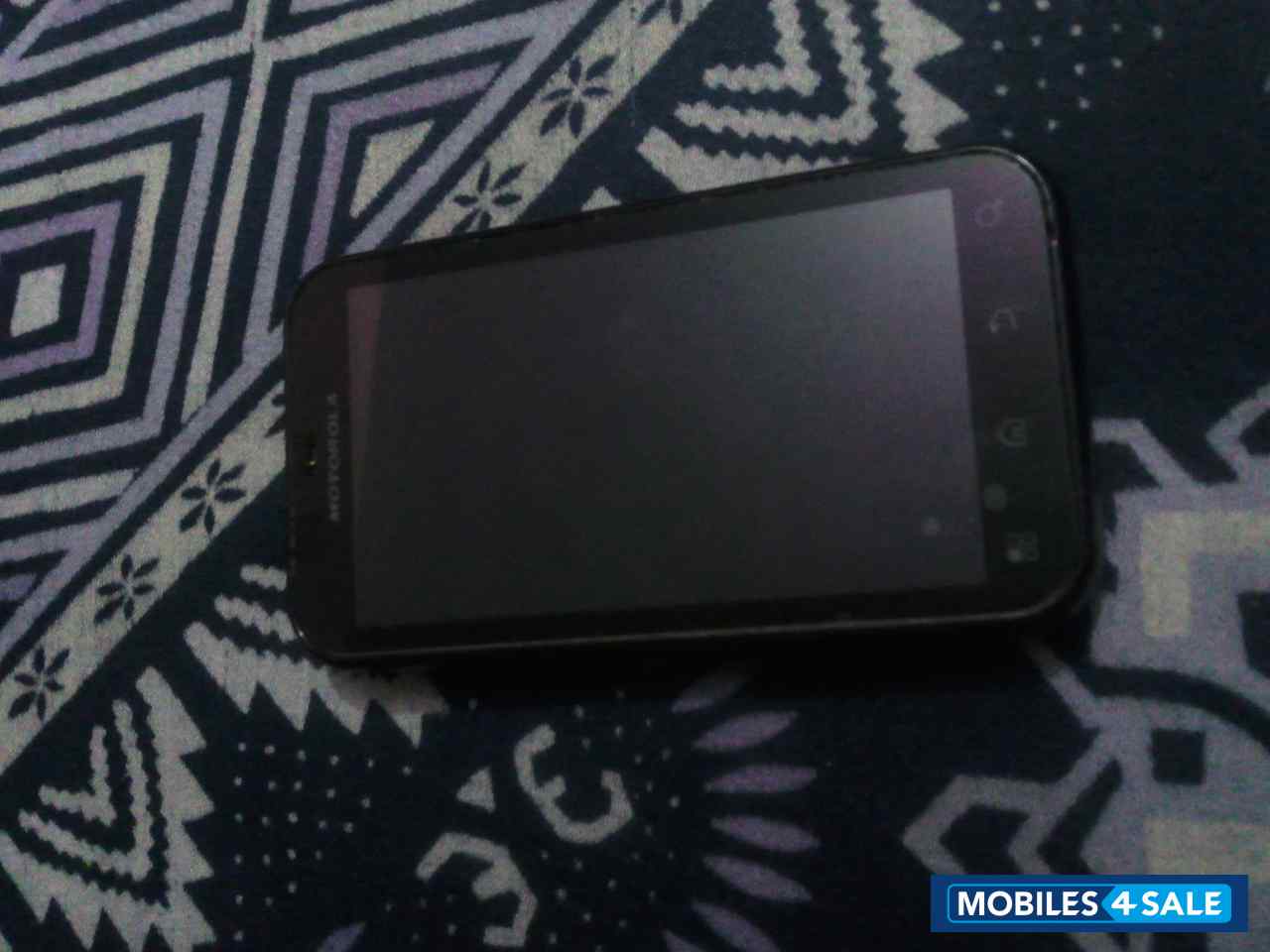 Black Motorola Defy Plus