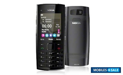 Black Nokia X2-02