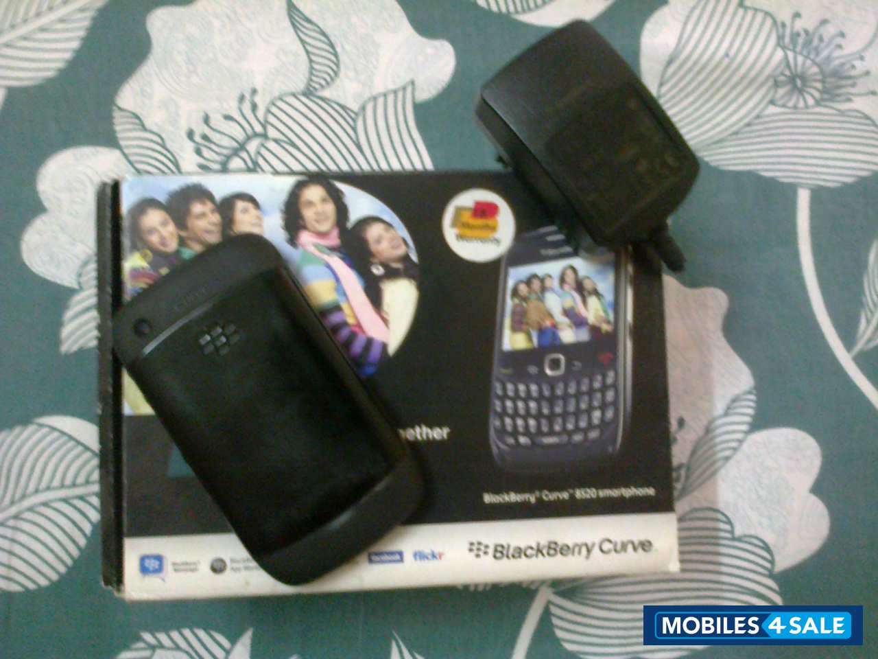 Black BlackBerry Curve 8520