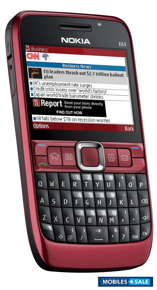 Red Nokia E63