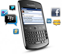 Black BlackBerry Curve 9360