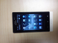 White Sony Xperia sola