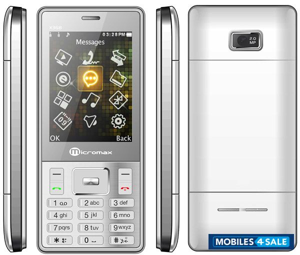 Silver Micromax X368