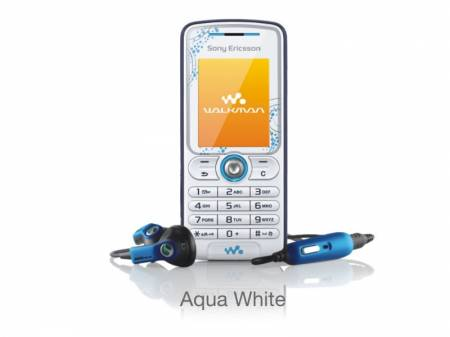 White Blue Sony Ericsson W200