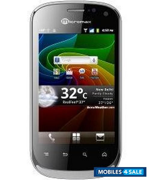 Black Micromax A75