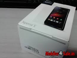 Black Sony Xperia E